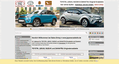 Desktop Screenshot of ersatzteile-toyota.com