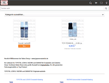 Tablet Screenshot of ersatzteile-toyota.com